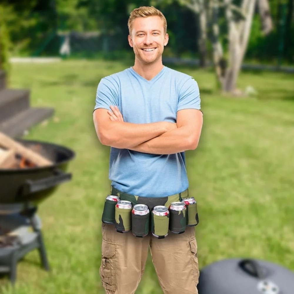 NWT camo beer belt